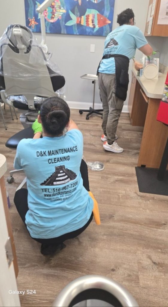 Great Kills dental office being cleaned by D&K Maintenance Cleaning